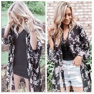 Spiritual Gangster Maya Kimono Robe One Size Womens Casual Sexy Boho Concert